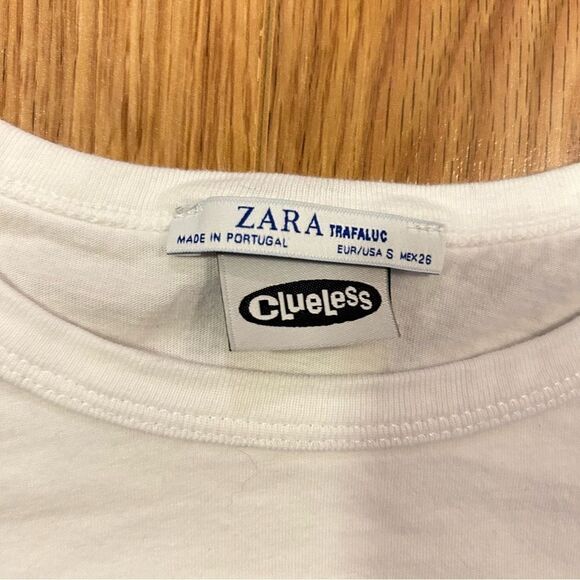Zara Officially Licensed Clueless Tee White - S - Picture 7 of 13